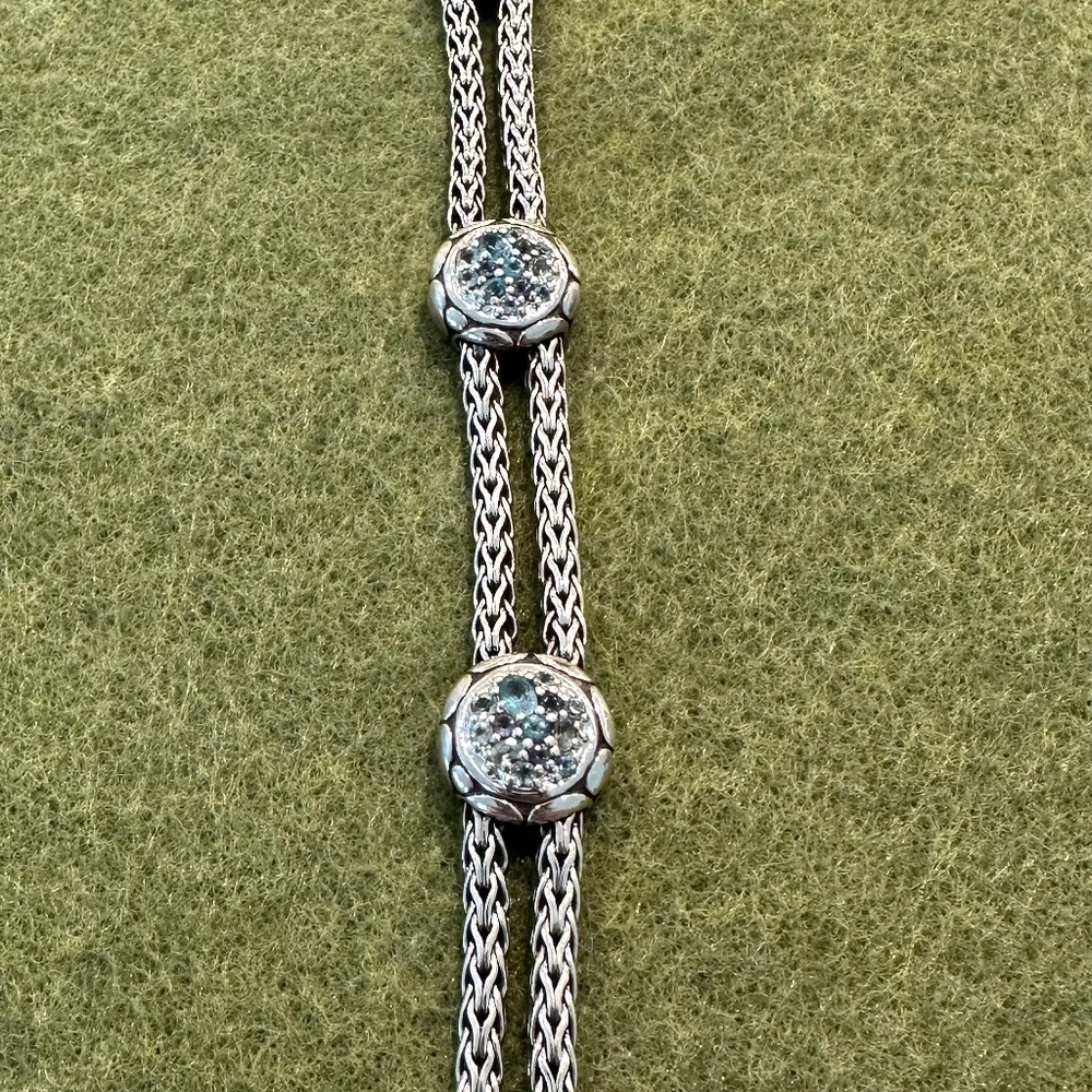 John Hardy SS bracelet with gemstones - Picture 2 of 8